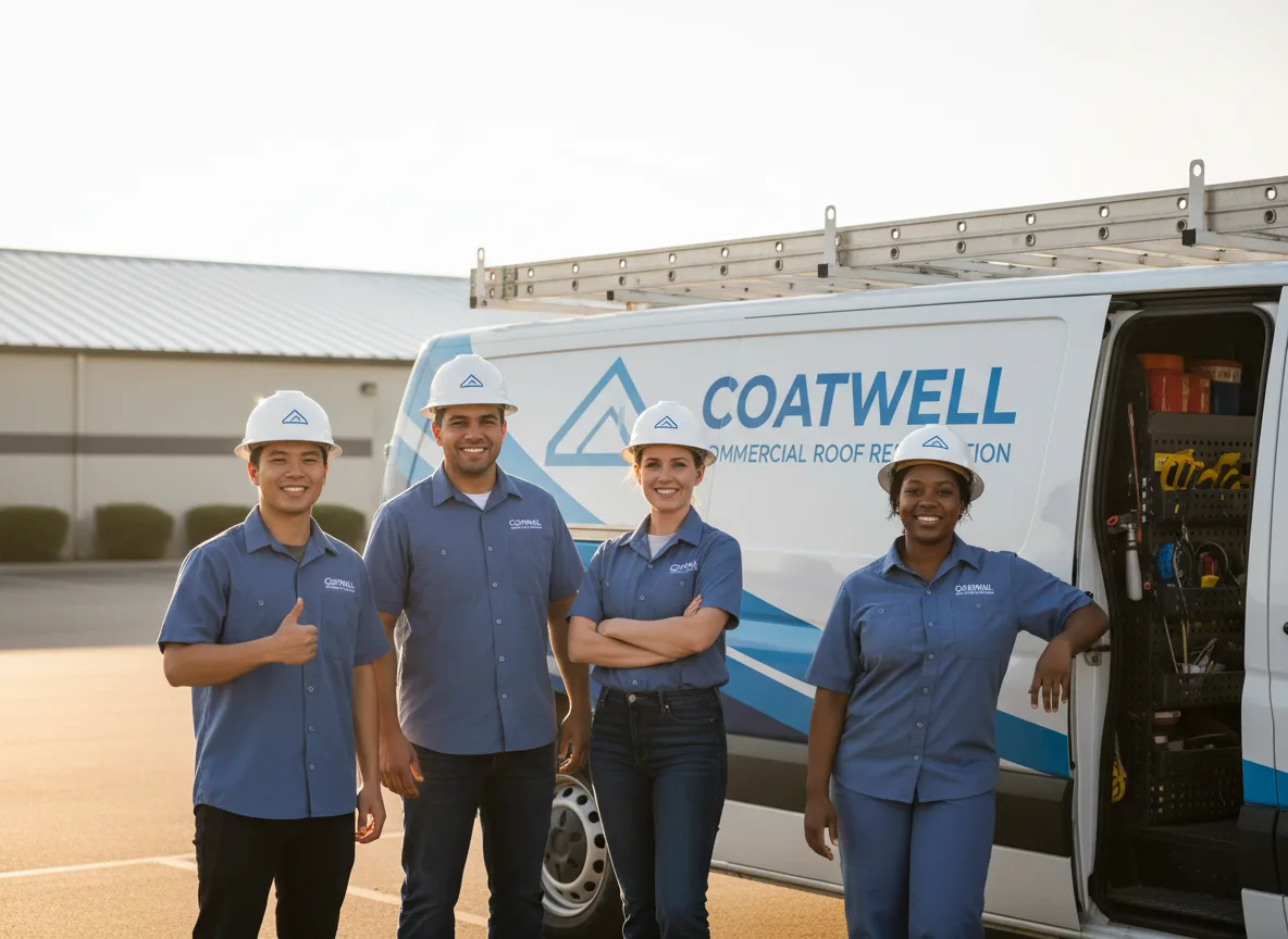 Commercial roof coating company in Ravenna, TX